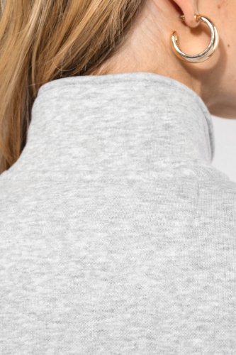 Felpa full zip donna