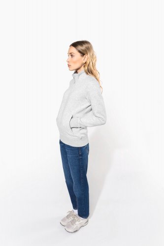 Felpa full zip donna