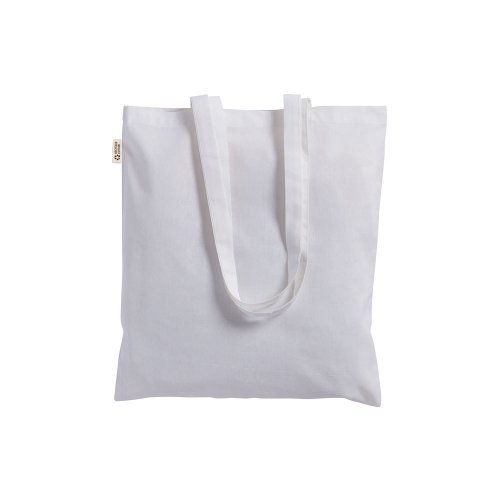 Shopper in cotone/poliestere riciclato 180 g/m2, manici lunghi