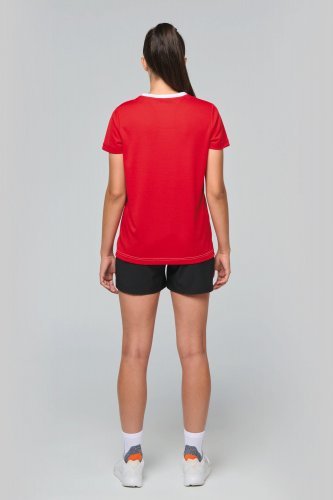 T-shirt donna sportiva bicolore ecosostenibile