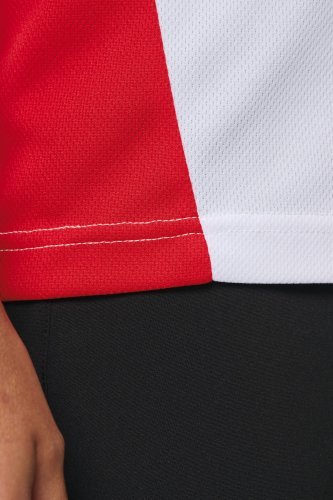 T-shirt donna sportiva bicolore ecosostenibile