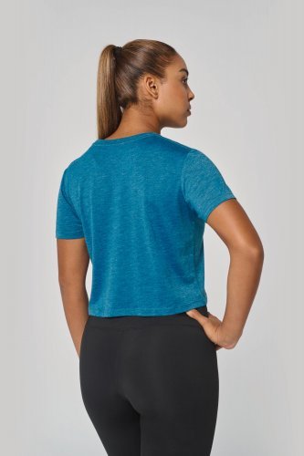 Crop top triblend donna