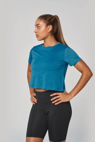 Crop top triblend donna