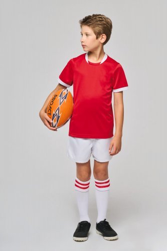 Maglia da rugby bambino maniche corte