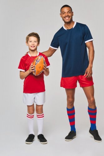 Maglia da rugby bambino maniche corte