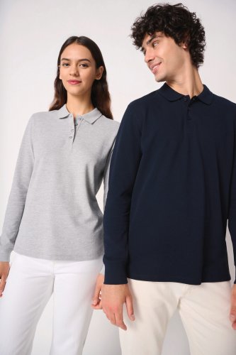 Polo piqué lsl donna