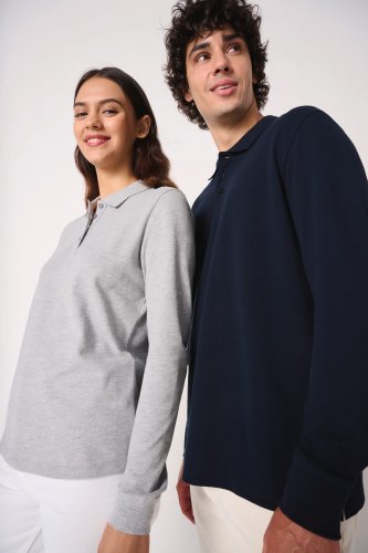 Polo piqué lsl donna