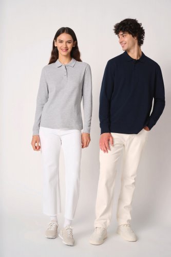 Polo piqué lsl donna