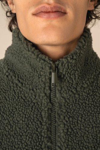 Giacca uomo senza maniche in sherpa