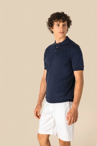 Polo uomo ecosostenibile in maglia