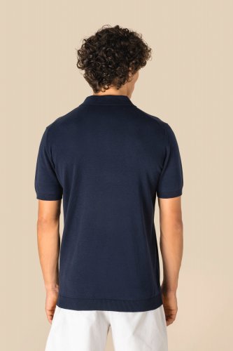 Polo uomo ecosostenibile in maglia