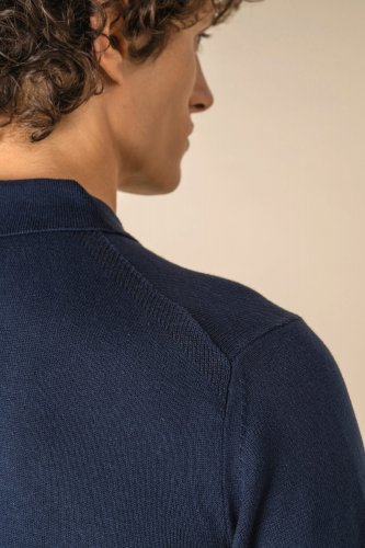 Polo uomo ecosostenibile in maglia