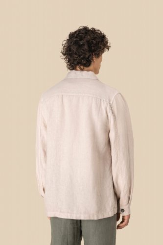 Giacca uomo slavata in lino