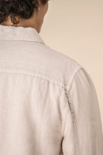 Giacca uomo slavata in lino