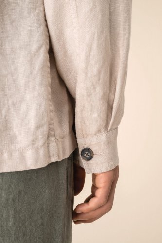 Giacca uomo slavata in lino