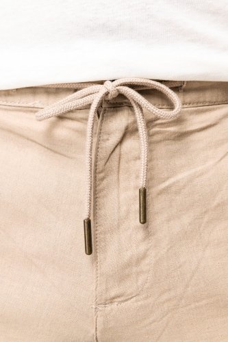 Pantaloni uomo ecosostenibili in lino e cotone bio