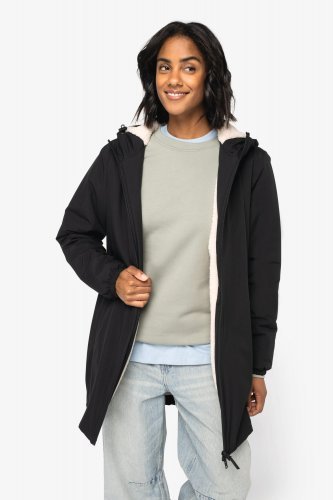 Giacca unisex ecosostenibile impermeabile foderata in sherpa