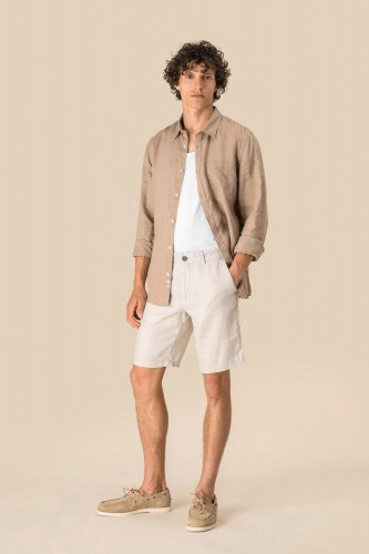 Bermuda uomo in lino