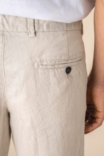 Bermuda uomo in lino