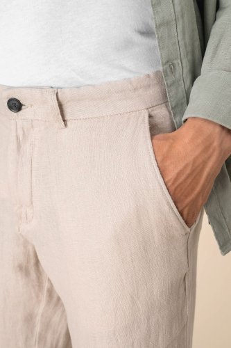 Pantalone uomo in lino