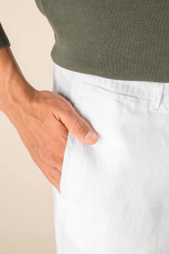 Pantalone uomo slavato in lino