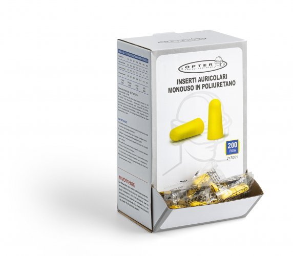 Tappi pu foam snr 37 db (cf.200 pa)