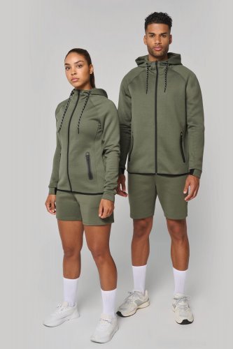 Giacca performance donna con cappuccio