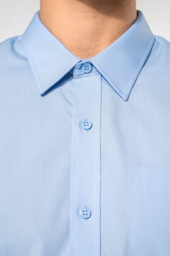 Camicia uomo in popeline manica lunga