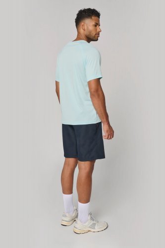 T-shirt sportiva uomo girocollo in materiale riciclato