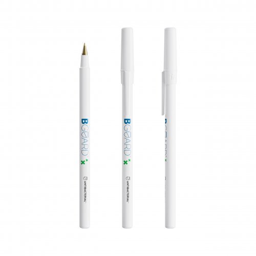 Bic® round stic® bguard™ antibacterial ballpen
