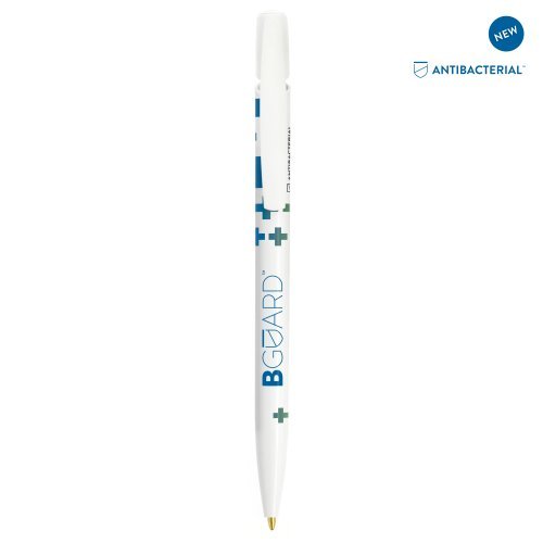 Bic® media clic bguard™ penna a sfera antibatterica antibac. logo