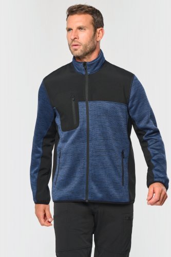 Giacca uomo in politricot riciclato