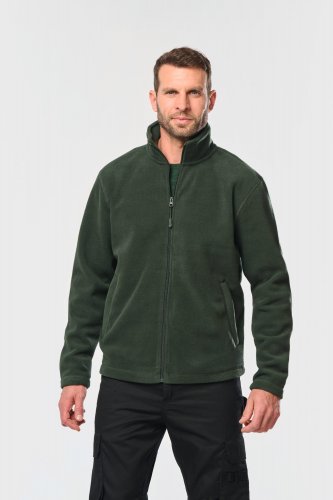 Giacca in micropile full zip uomo