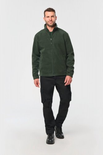 Giacca in micropile full zip uomo