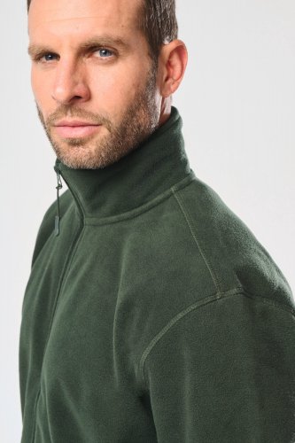 Giacca in micropile full zip uomo