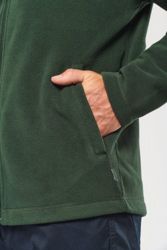 Giacca in micropile full zip uomo