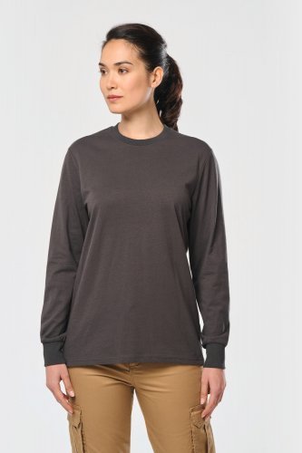 T-shirt unisex ecosostenibile maniche lunghe