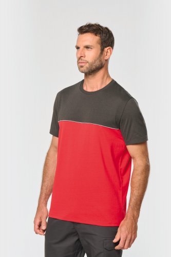 T-shirt unisex bicolore ecosostenibile maniche corte