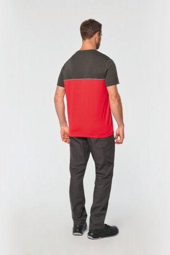 T-shirt unisex bicolore ecosostenibile maniche corte