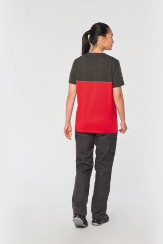 T-shirt unisex bicolore ecosostenibile maniche corte