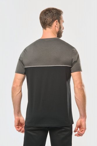 T-shirt unisex bicolore ecosostenibile maniche corte