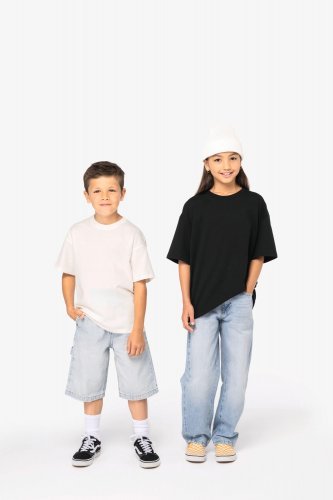 T-shirt bambino oversize ecosostenibile