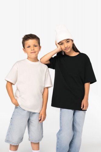 T-shirt bambino oversize ecosostenibile