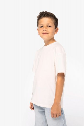 T-shirt bambino oversize ecosostenibile