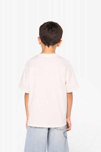 T-shirt bambino oversize ecosostenibile
