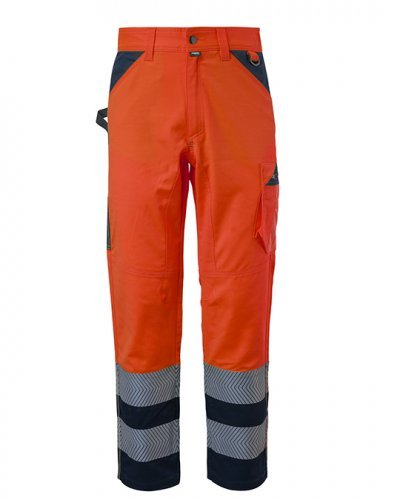 Pantalone pantaloni bicolore hi-vis hella Arancio/blu