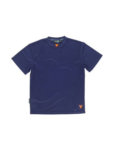 Maglia maniche corte in tessuto Waffle