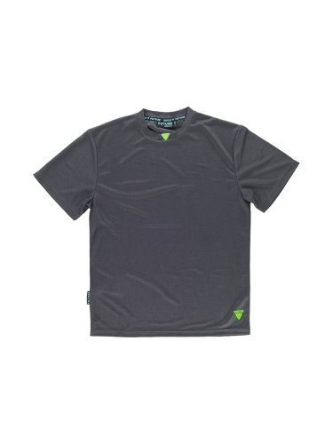 Maglia maniche corte in tessuto Waffle