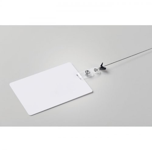 Badge con cordino 120x80 mm