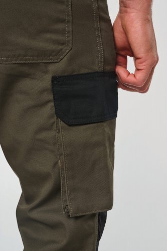 Pantalone uomo da lavoro bicolore